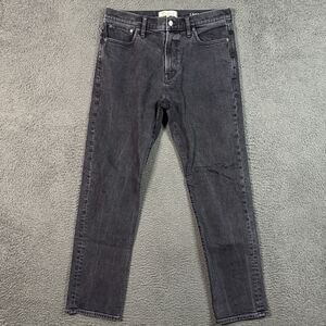 Madewell Jeans Mens 32x32 Black 1991 Straight Fit Stretch Denim Pants